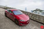 Tesla Model S 90D on Vossen Wheels (VFS-2) 2018 года (UK)